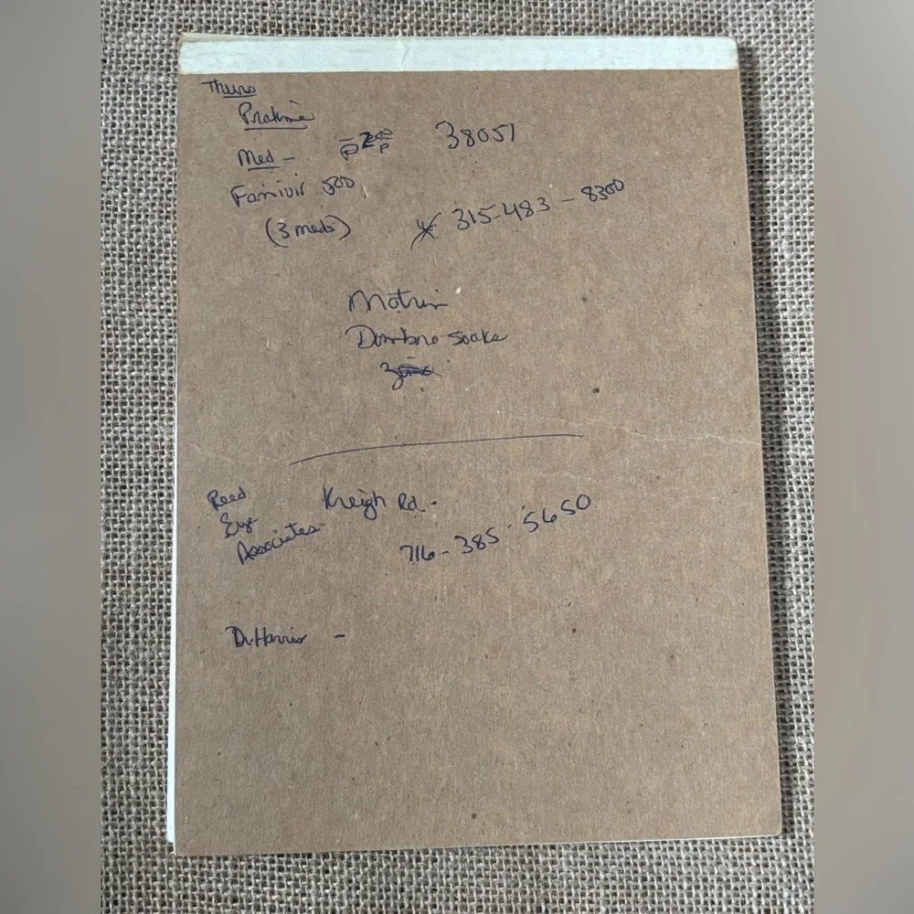Vintage Stuart Hall Pink Rose Flower Stationery Pad Lined Paper INCOMPLETE READ